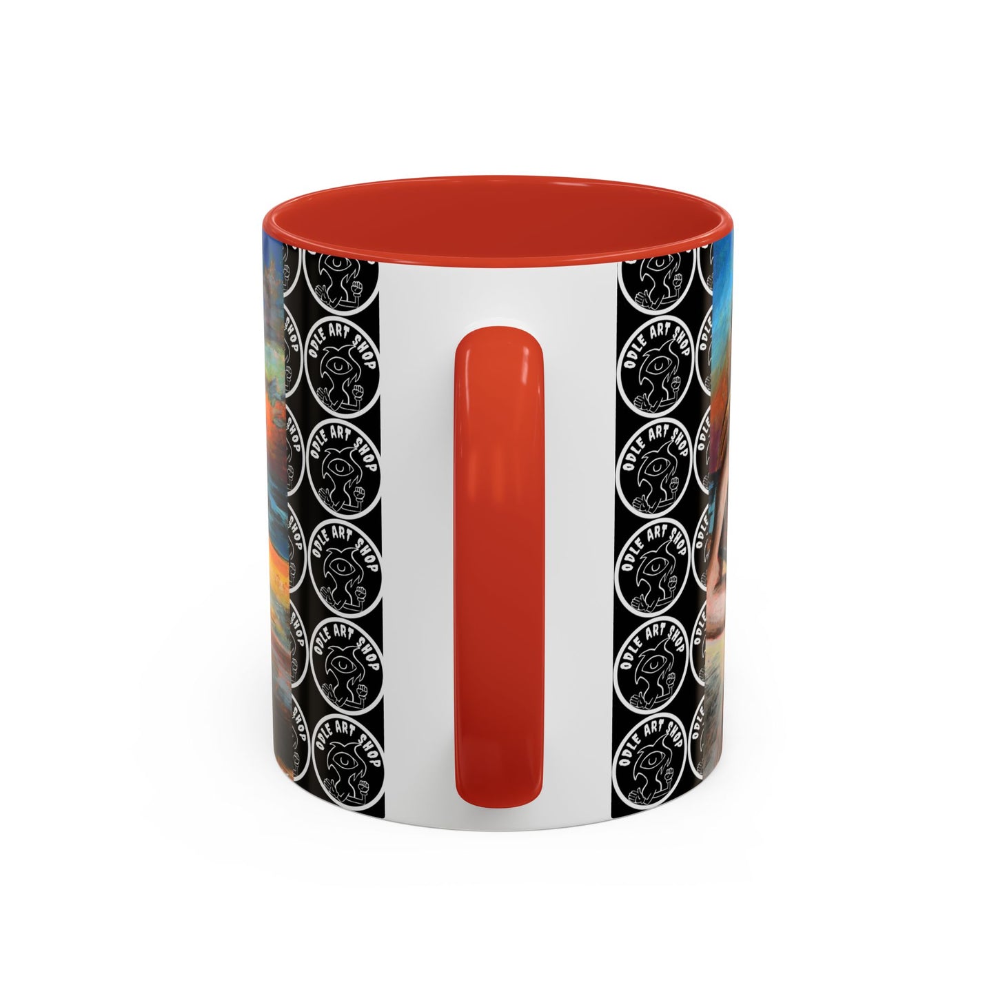 Vibrant Art-Inspired Coffee Mug, Unique Gift for Beach Lovers, Collectible Drinkware, Perfect for Birthdays, Home Decor