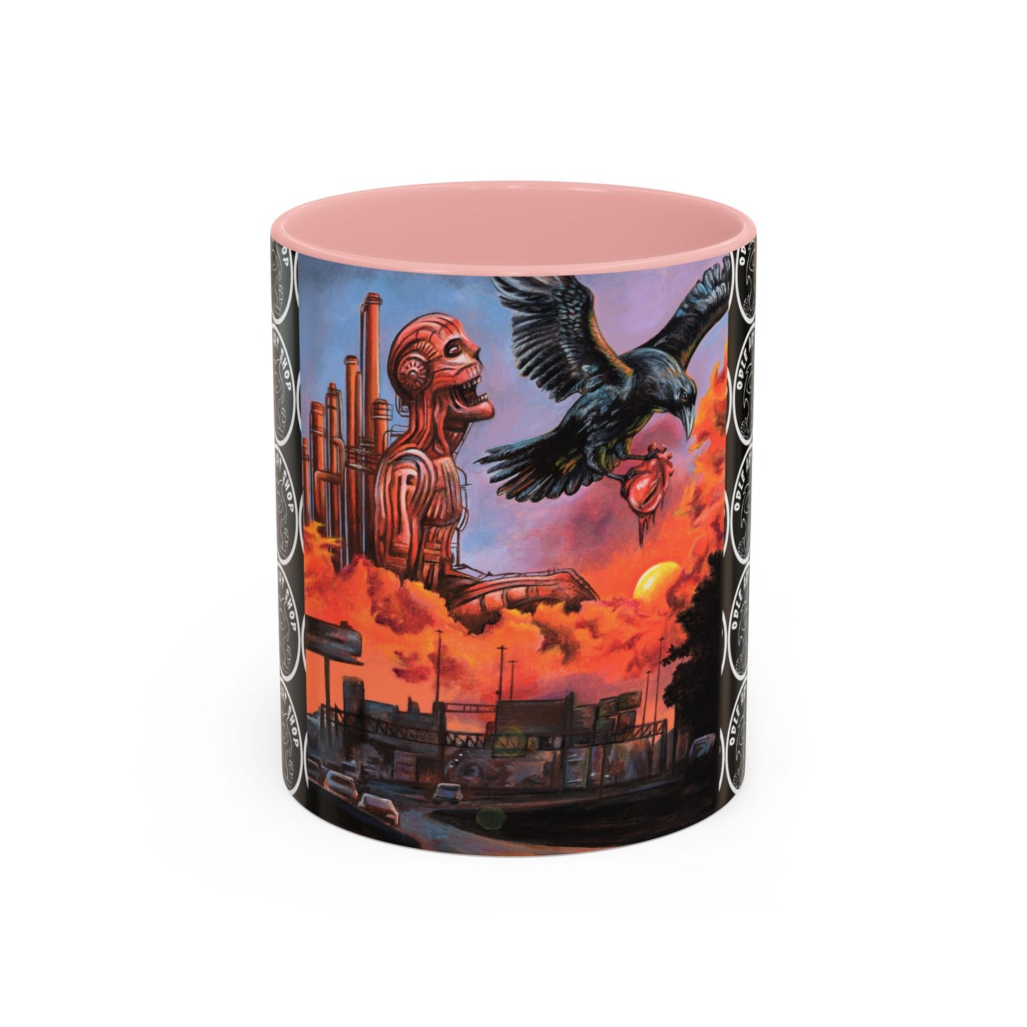 Surreal Art Coffee Mug, Unique Gift for Art Lovers, Home Decor, Black Handle Mug, Perfect for Birthdays, Holidays