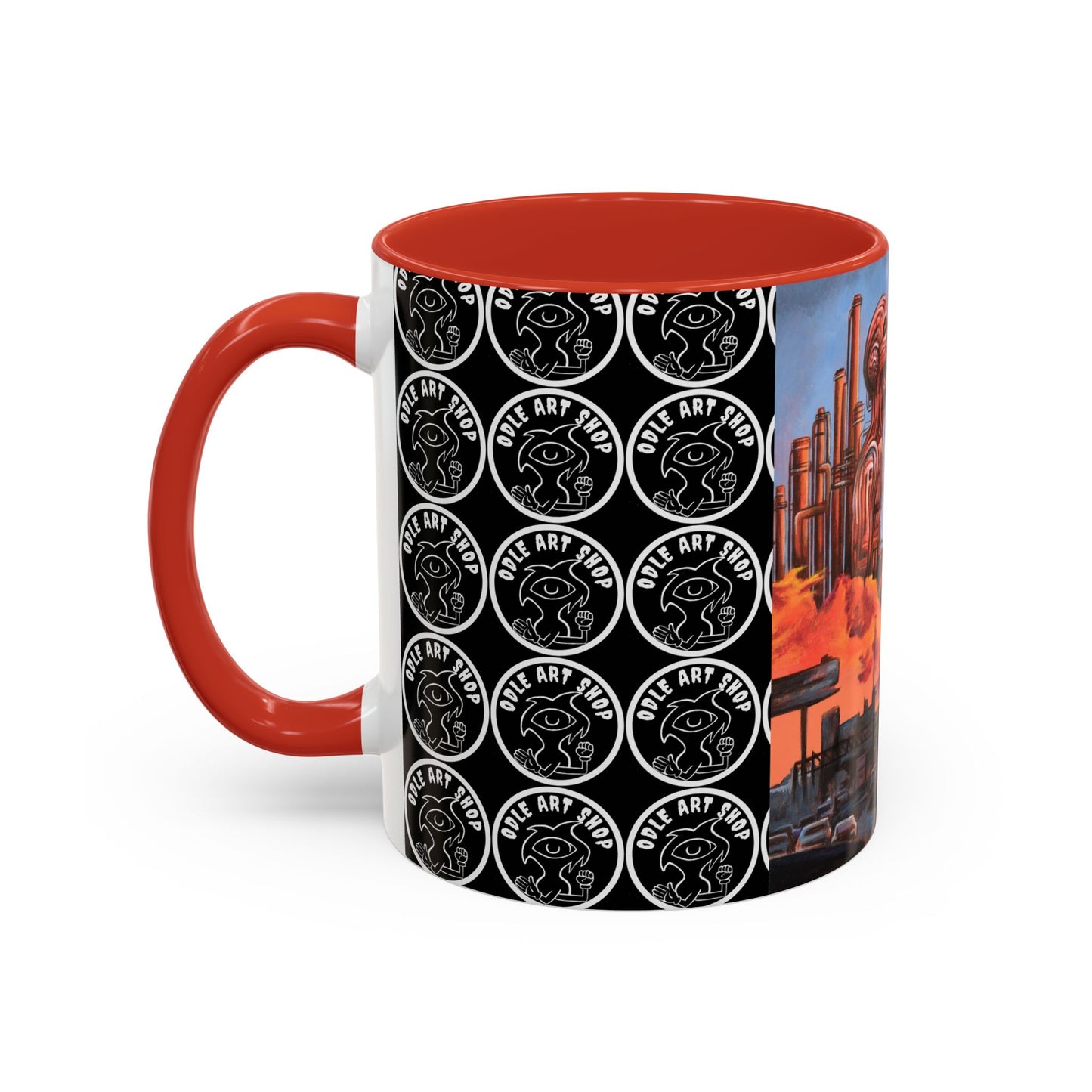 Surreal Art Coffee Mug, Unique Gift for Art Lovers, Home Decor, Black Handle Mug, Perfect for Birthdays, Holidays
