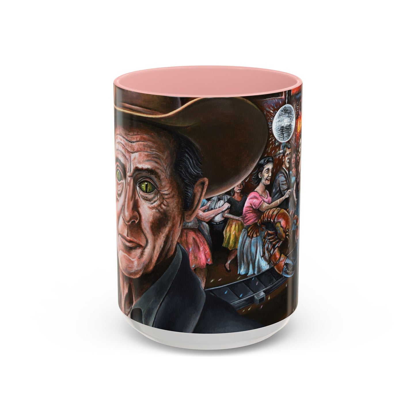Bad Dream Coffee Mug — Lizard Man Party Monster Coffee Mug (11/15 oz)