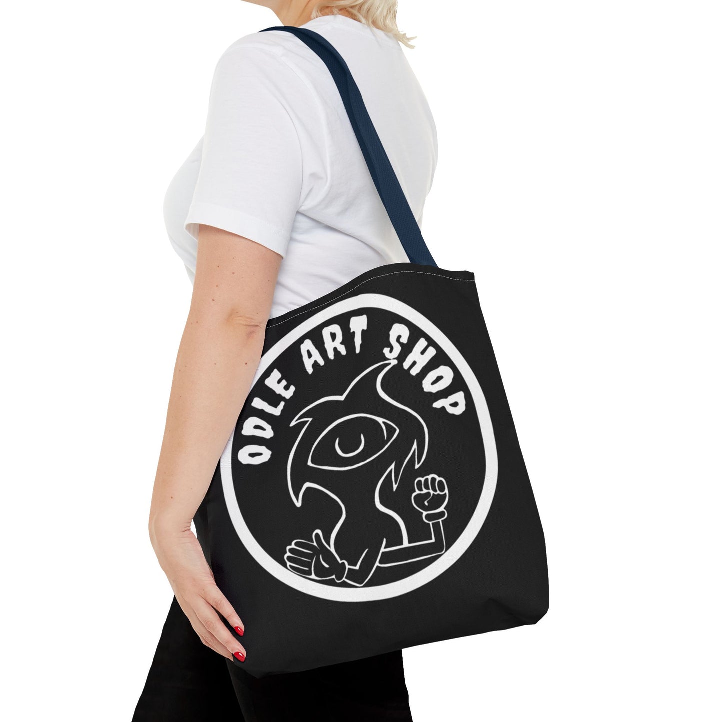 Artistic Tote Bag - Unique AOP Design, Fashionable Eco-Friendly, Everyday Use, Creative Gift, Art Lovers, Shopping Accessory