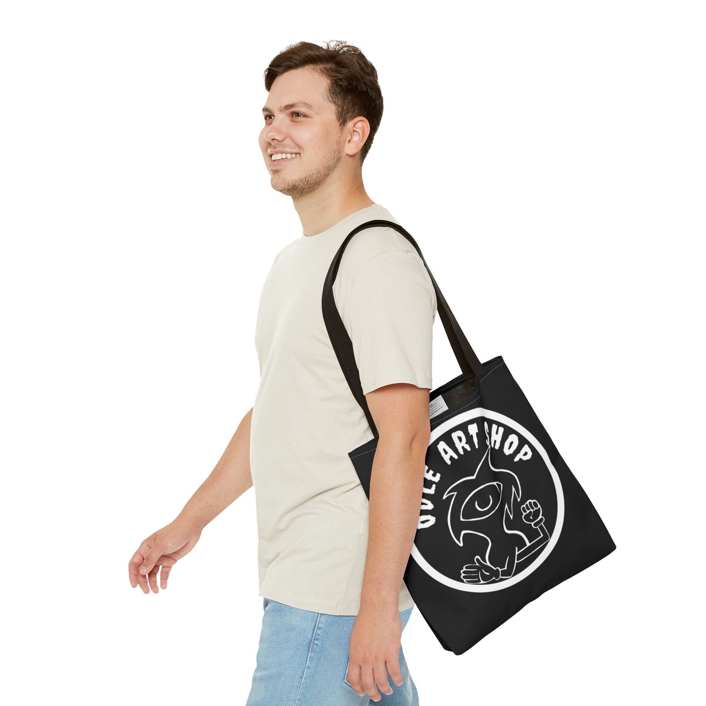 Artistic Tote Bag - Unique AOP Design, Fashionable Eco-Friendly, Everyday Use, Creative Gift, Art Lovers, Shopping Accessory