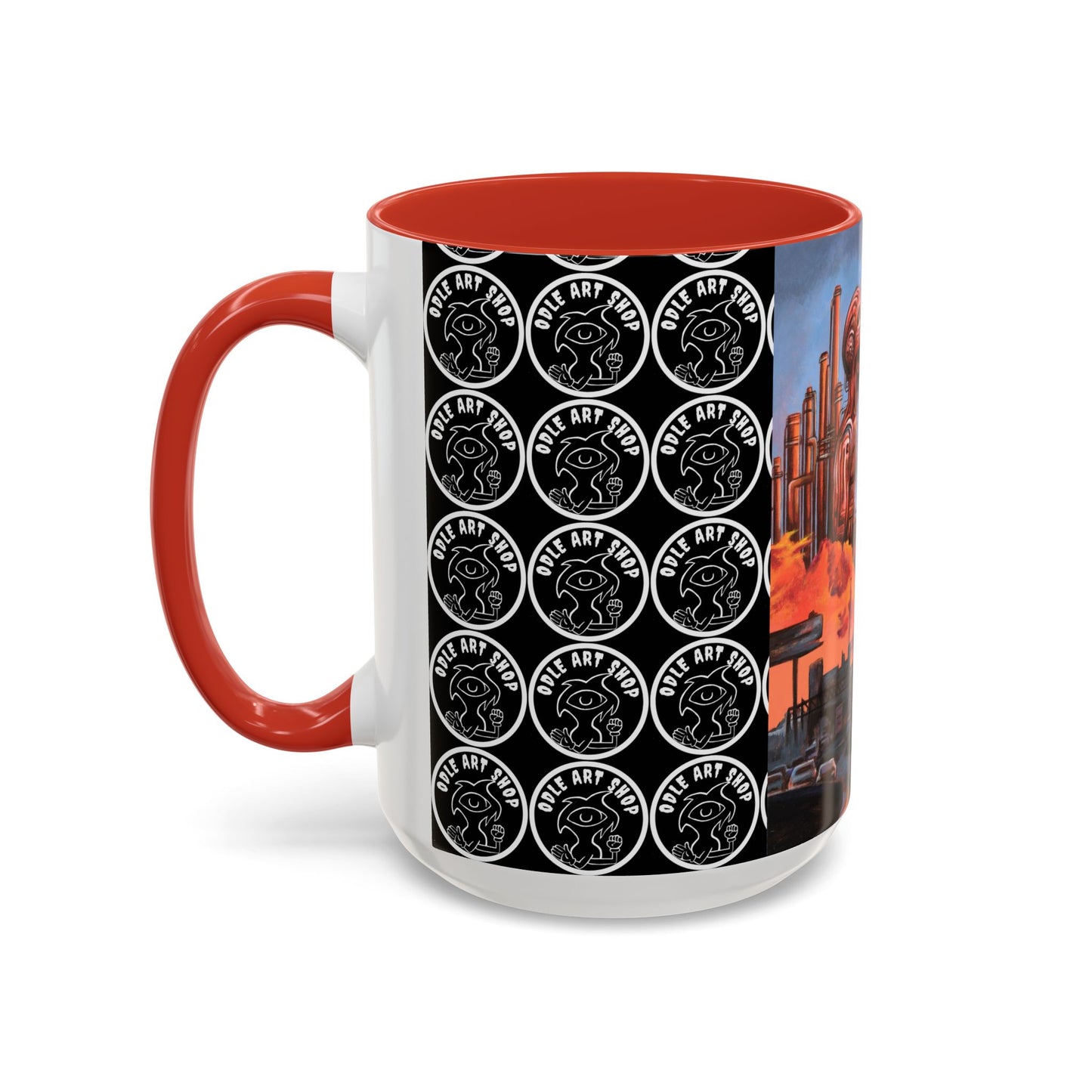 Surreal Art Coffee Mug, Unique Gift for Art Lovers, Home Decor, Black Handle Mug, Perfect for Birthdays, Holidays