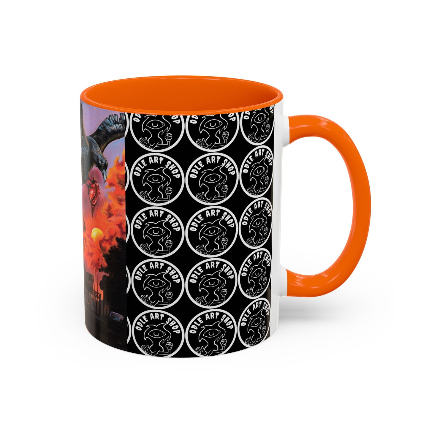 Surreal Art Coffee Mug, Unique Gift for Art Lovers, Home Decor, Black Handle Mug, Perfect for Birthdays, Holidays