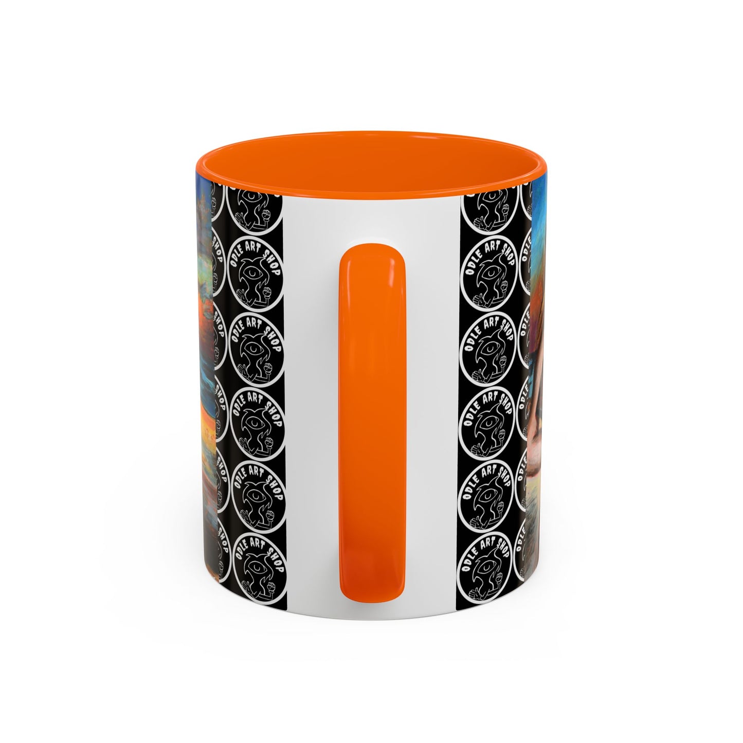 Vibrant Art-Inspired Coffee Mug, Unique Gift for Beach Lovers, Collectible Drinkware, Perfect for Birthdays, Home Decor