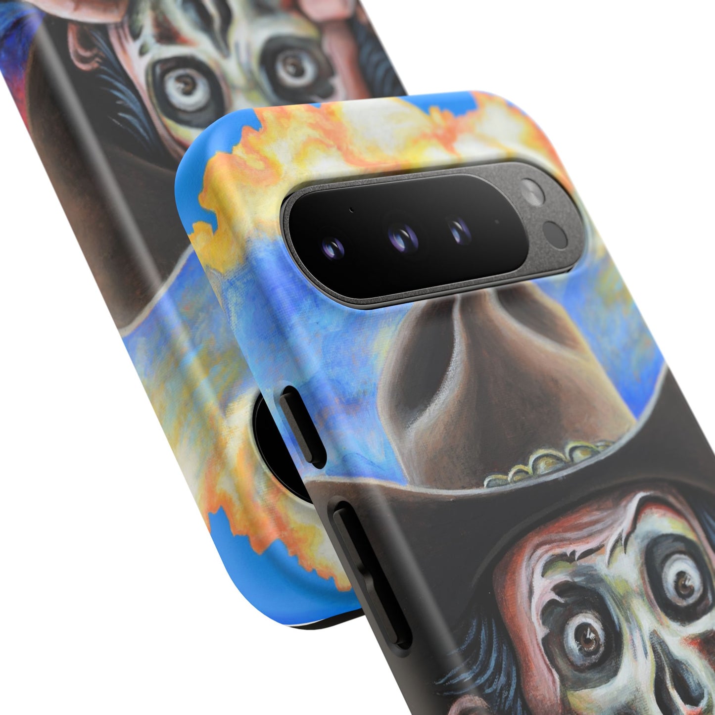 Skull Cowboy Phone Case - Tough Cases with Bold Artwork, Unique Gift for Halloween, Bold Aesthetic, Ideal for Music Lovers, [...]