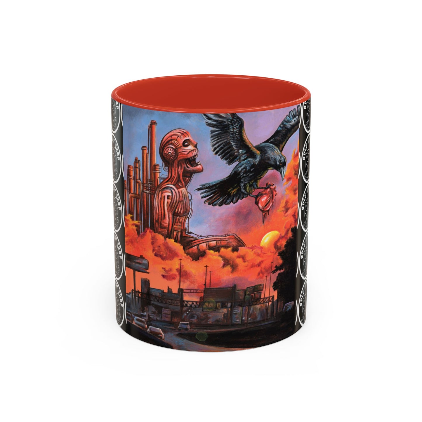 Surreal Art Coffee Mug, Unique Gift for Art Lovers, Home Decor, Black Handle Mug, Perfect for Birthdays, Holidays