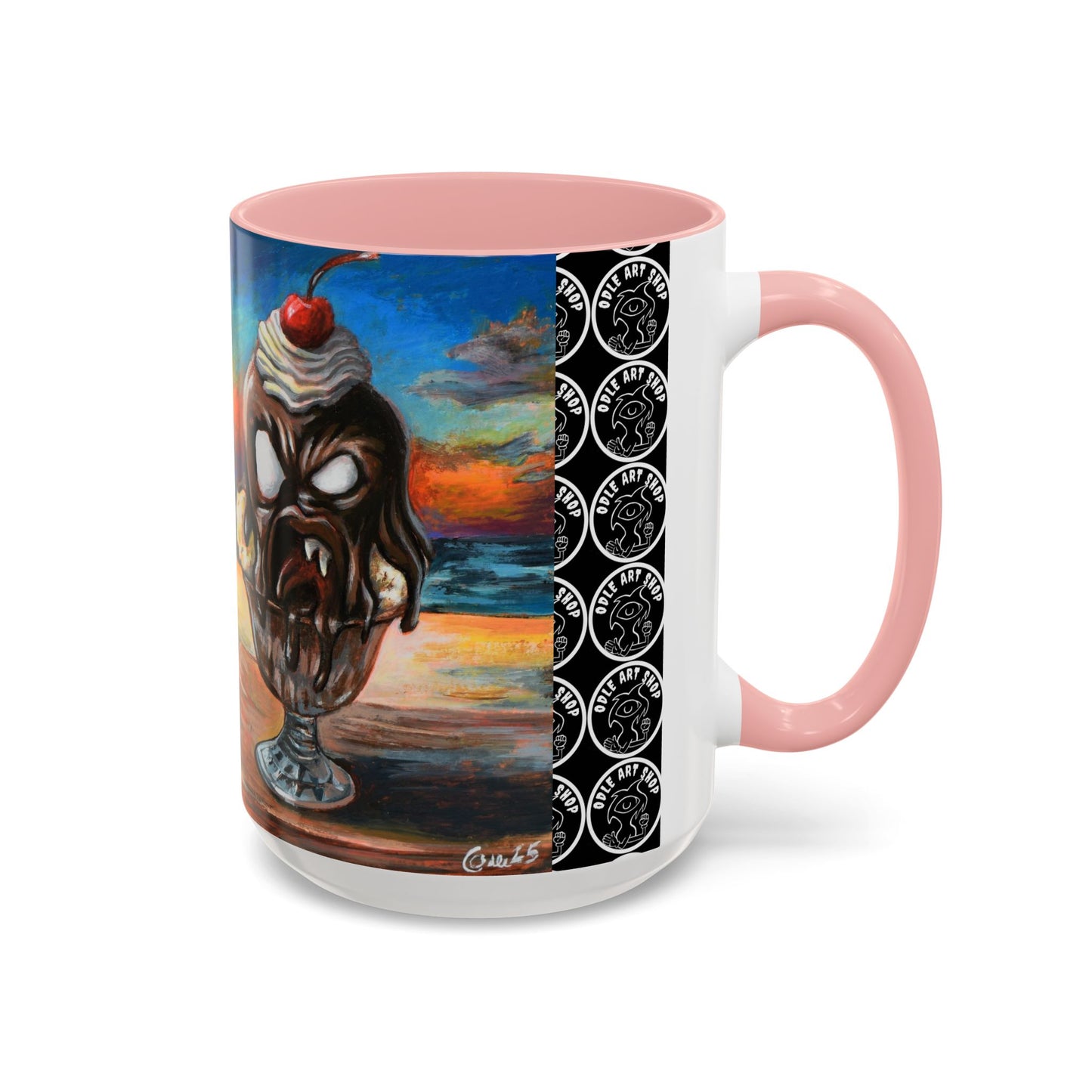 Vibrant Art-Inspired Coffee Mug, Unique Gift for Beach Lovers, Collectible Drinkware, Perfect for Birthdays, Home Decor