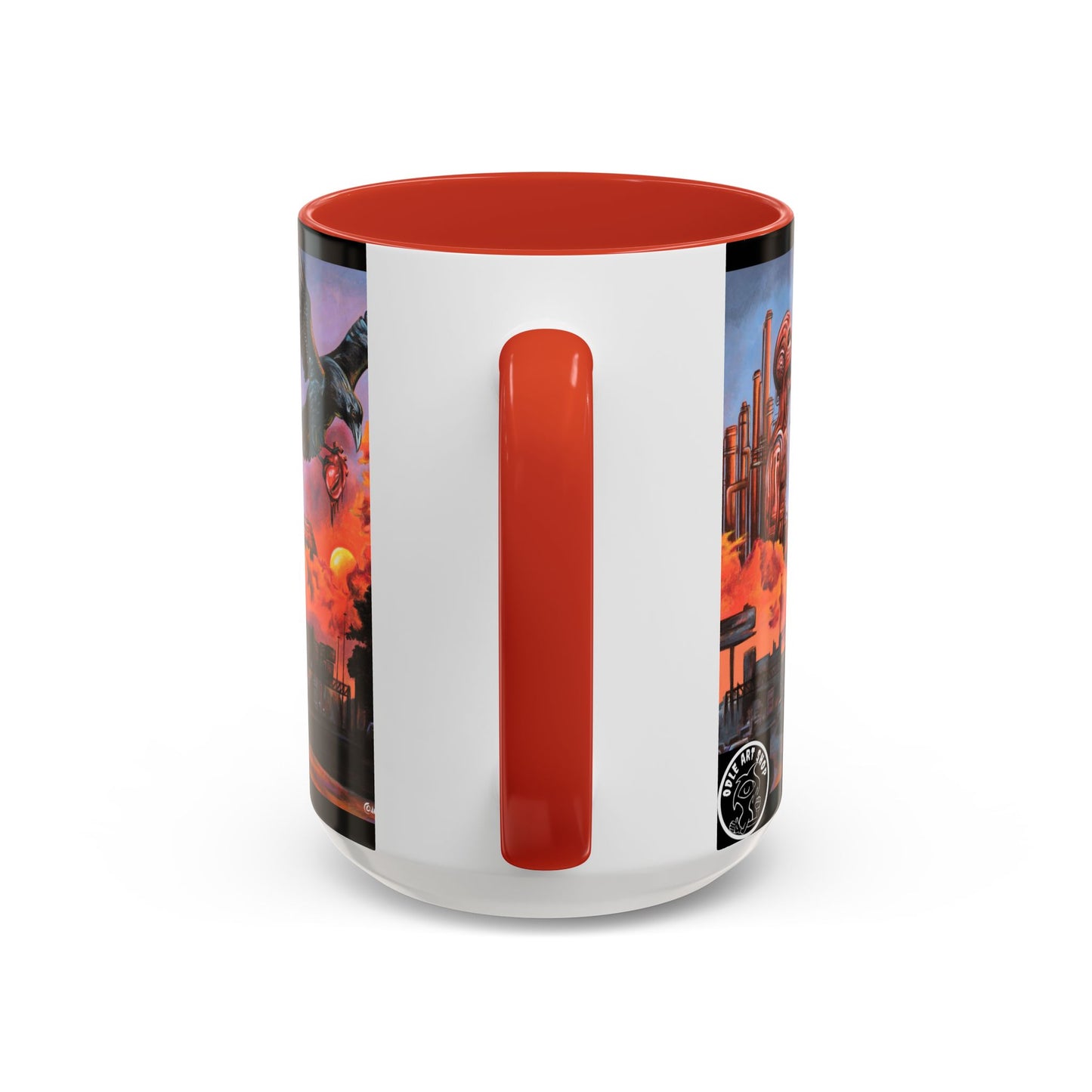 Surreal Art Coffee Mug, Unique Gift for Art Lovers, Home Decor, Black Handle Mug, Perfect for Birthdays, Holidays