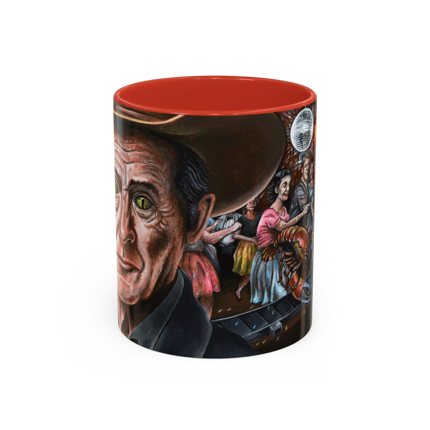 Bad Dream Coffee Mug — Lizard Man Party Monster Coffee Mug (11/15 oz)