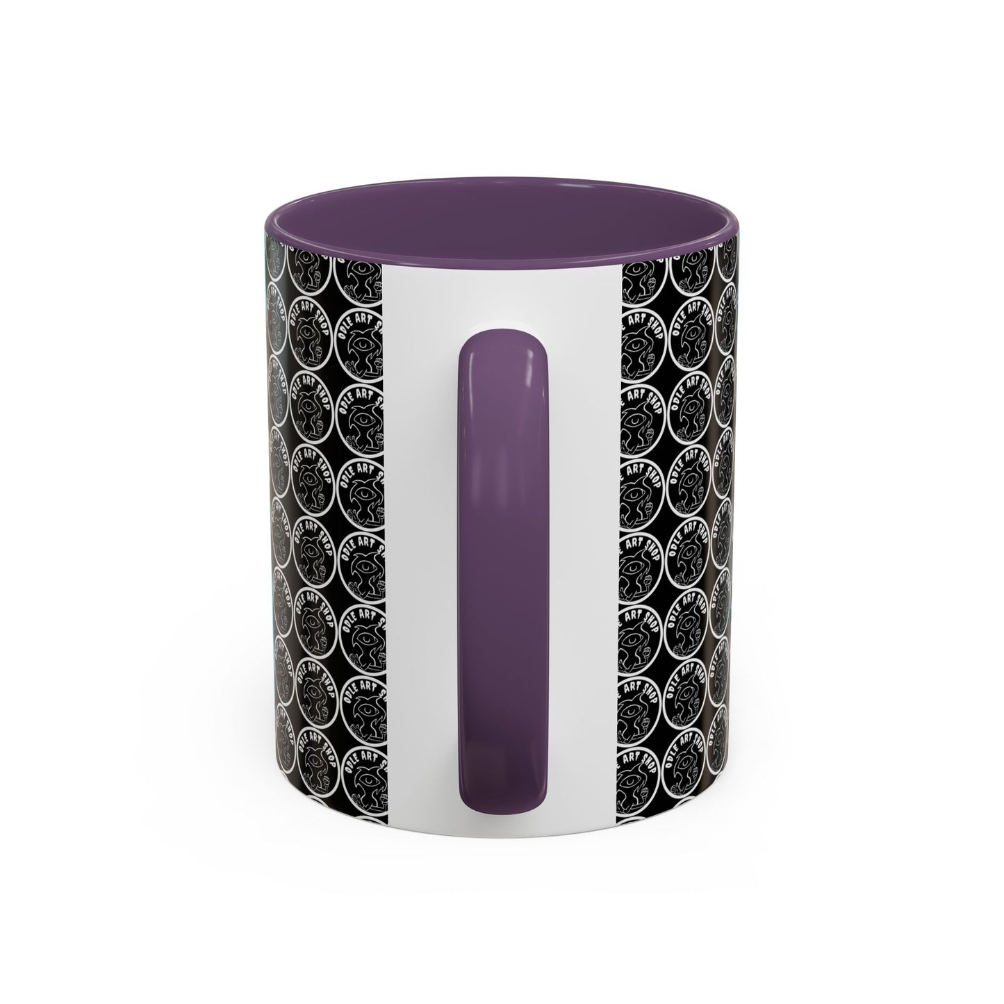Surreal Poolside Art Coffee Mug — Color Accent 11/15oz
