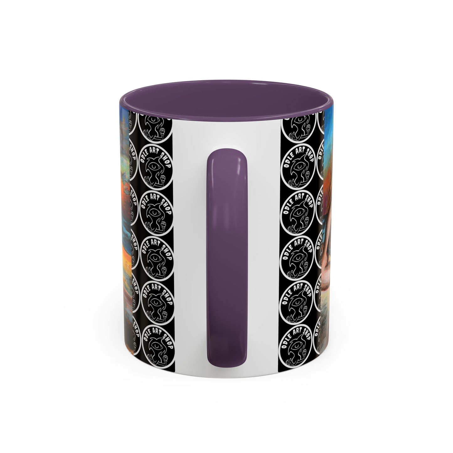 Vibrant Art-Inspired Coffee Mug, Unique Gift for Beach Lovers, Collectible Drinkware, Perfect for Birthdays, Home Decor