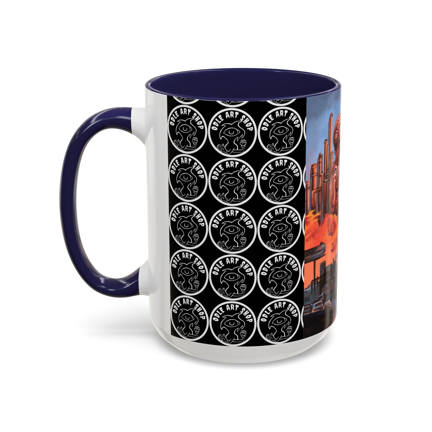 Surreal Art Coffee Mug, Unique Gift for Art Lovers, Home Decor, Black Handle Mug, Perfect for Birthdays, Holidays