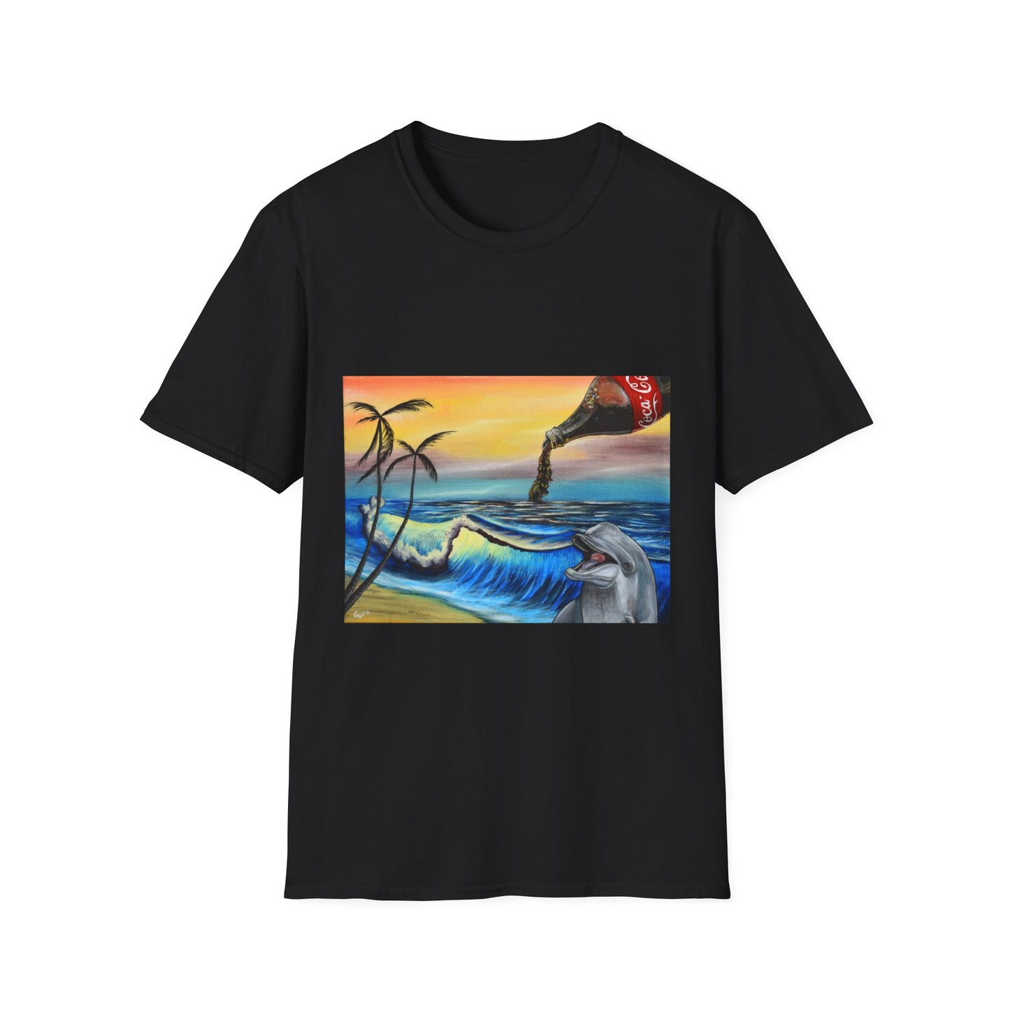 Coca-Cola Beach Vibes Unisex Softstyle T-Shirt