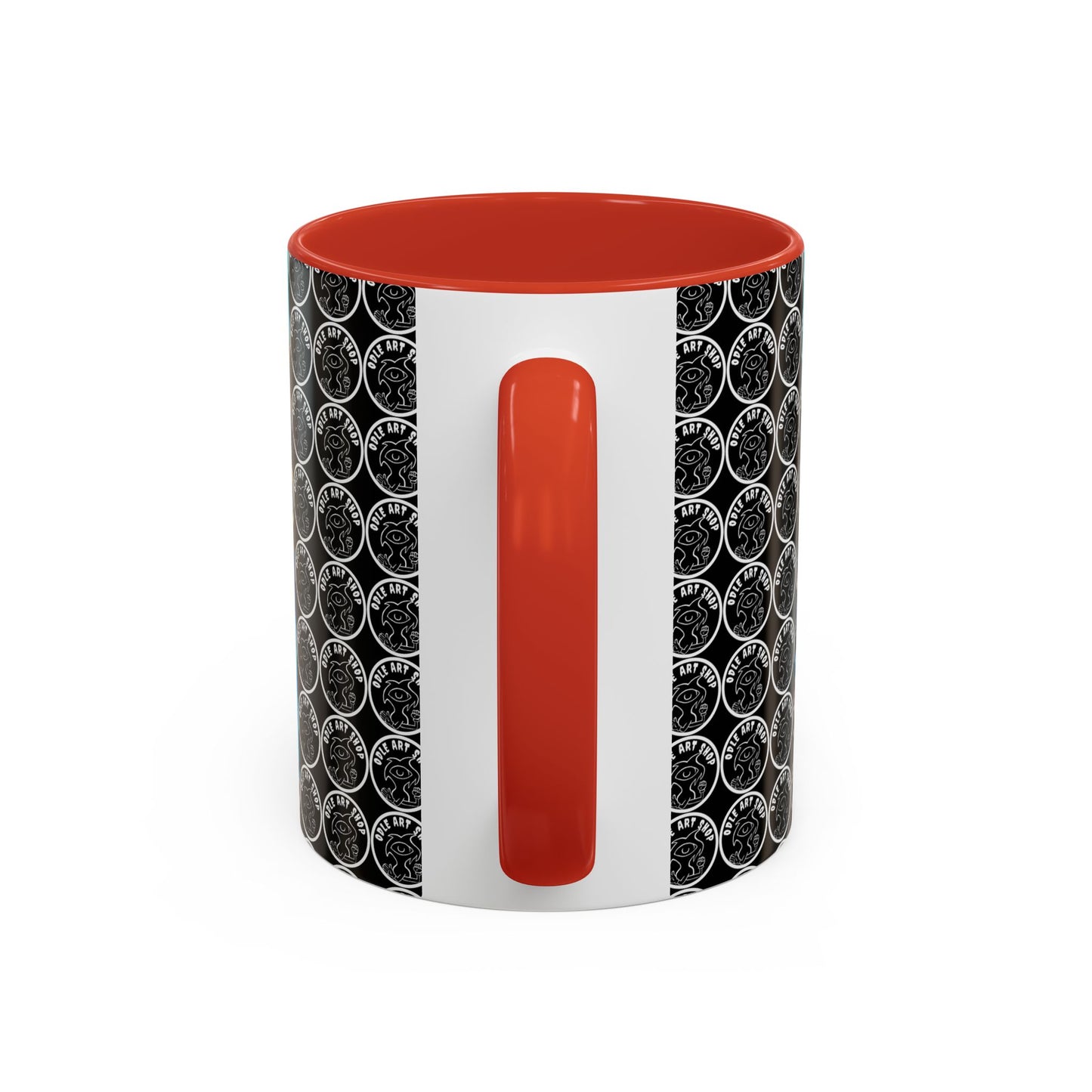 Surreal Poolside Art Coffee Mug — Color Accent 11/15oz