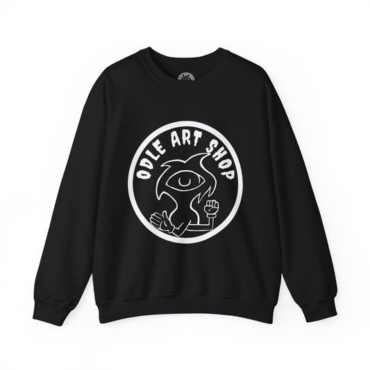 Street Style Unisex Sweatshirt, Cool Art Sweatshirt, Casual Crewneck Top, Gift for Artists, Trendy Fashion Sweatshirt