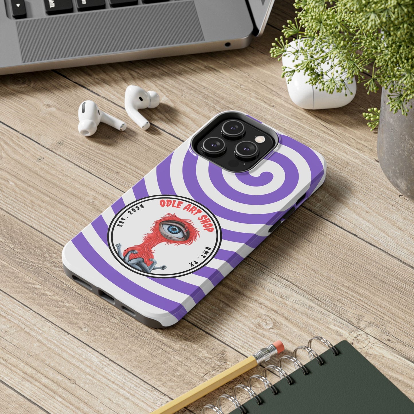 Unique Artistic Tough Phone Cases with Eye Design