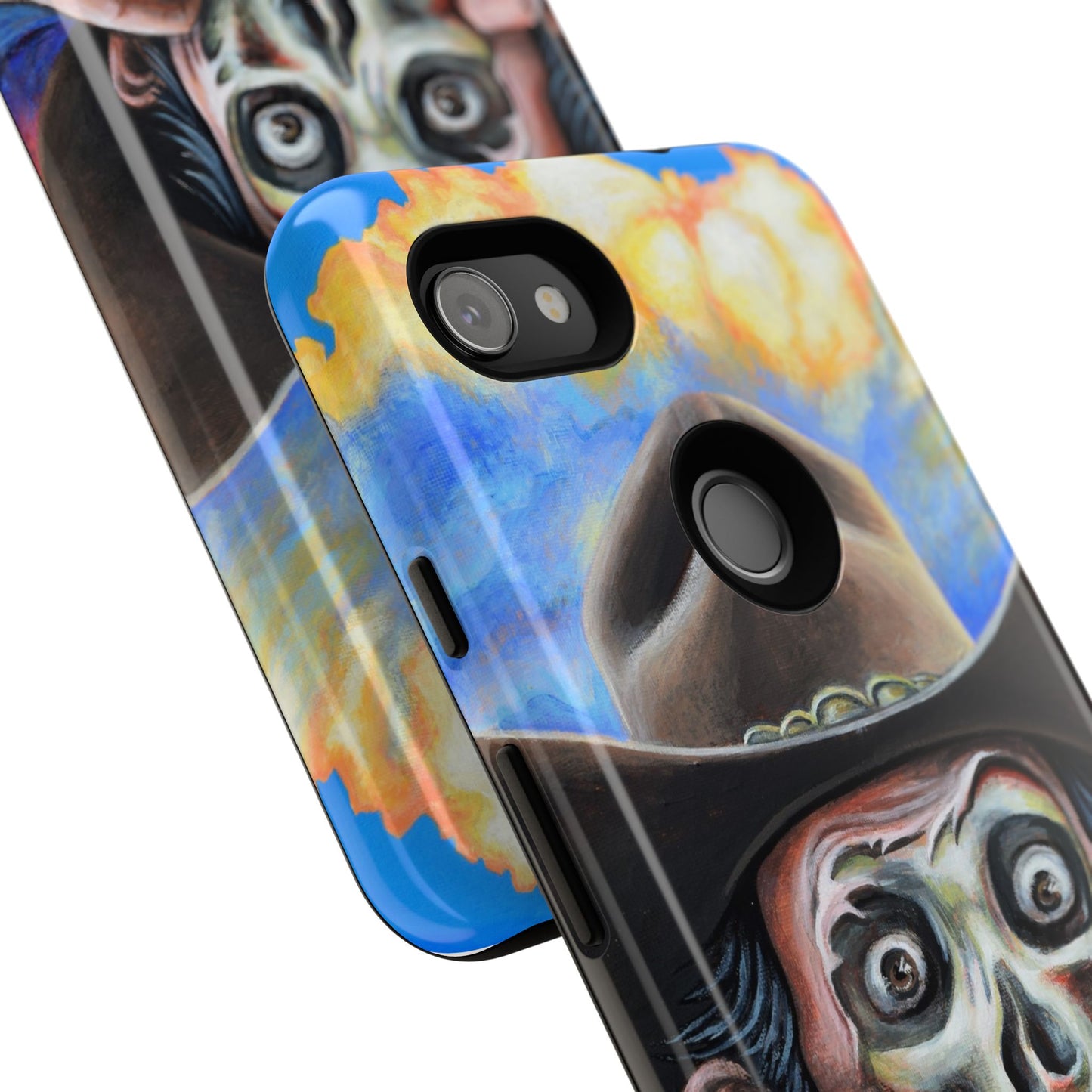 Skull Cowboy Phone Case - Tough Cases with Bold Artwork, Unique Gift for Halloween, Bold Aesthetic, Ideal for Music Lovers, [...]