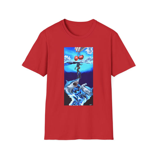 Bold Artistic Unisex T-Shirt, Graphic Tee for Art Lovers, Unique Gift for Birthdays, Creative Fashion, Casual Wear