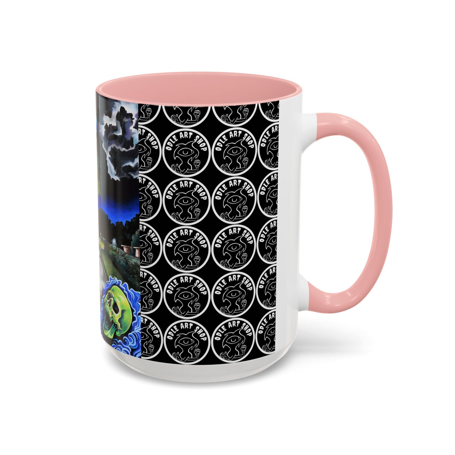 Artistic Accent Coffee Mug - Unique Gift for Coffee Lovers, Creative Aesthetic, Home Decor, Art Enthusiast, Birthday Present, Collectible