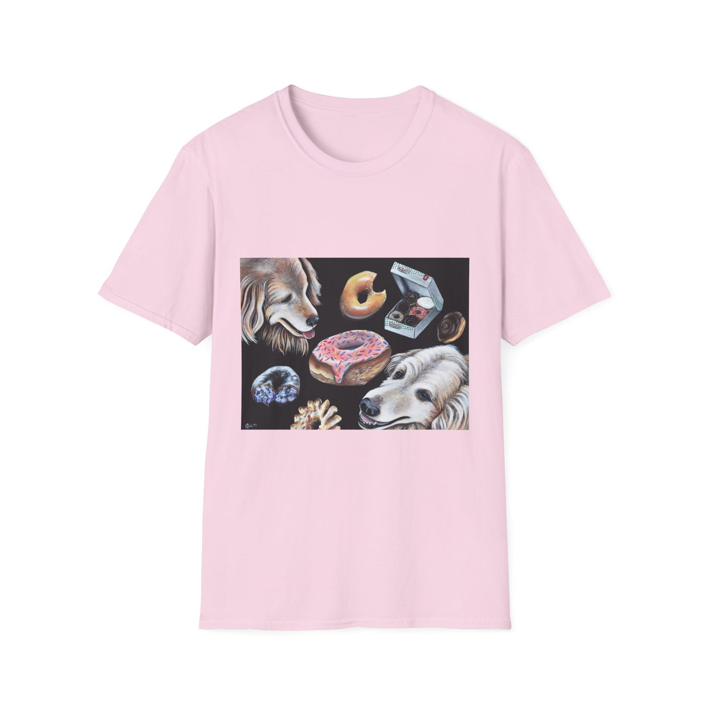 Dog Lover's Donut Delight Unisex T-Shirt