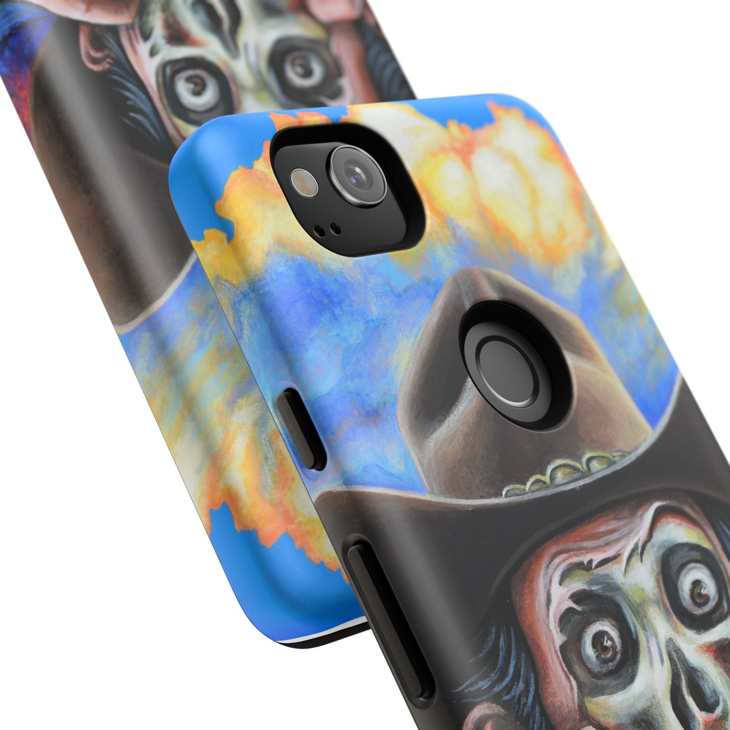 Skull Cowboy Phone Case - Tough Cases with Bold Artwork, Unique Gift for Halloween, Bold Aesthetic, Ideal for Music Lovers, [...]