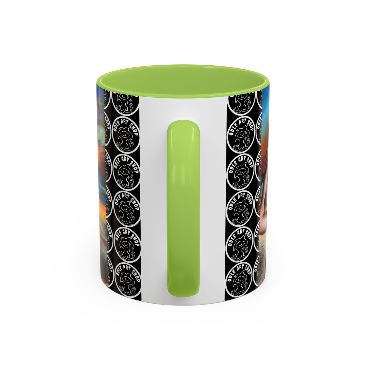 Vibrant Art-Inspired Coffee Mug, Unique Gift for Beach Lovers, Collectible Drinkware, Perfect for Birthdays, Home Decor