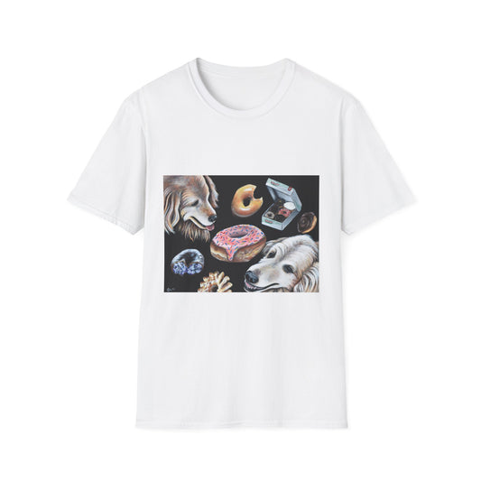 Dog Lover's Donut Delight Unisex T-Shirt