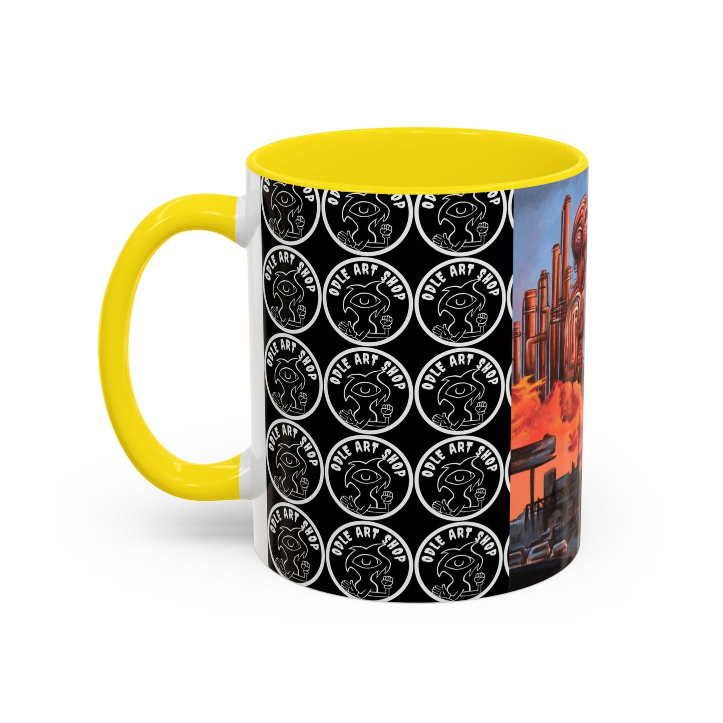 Surreal Art Coffee Mug, Unique Gift for Art Lovers, Home Decor, Black Handle Mug, Perfect for Birthdays, Holidays