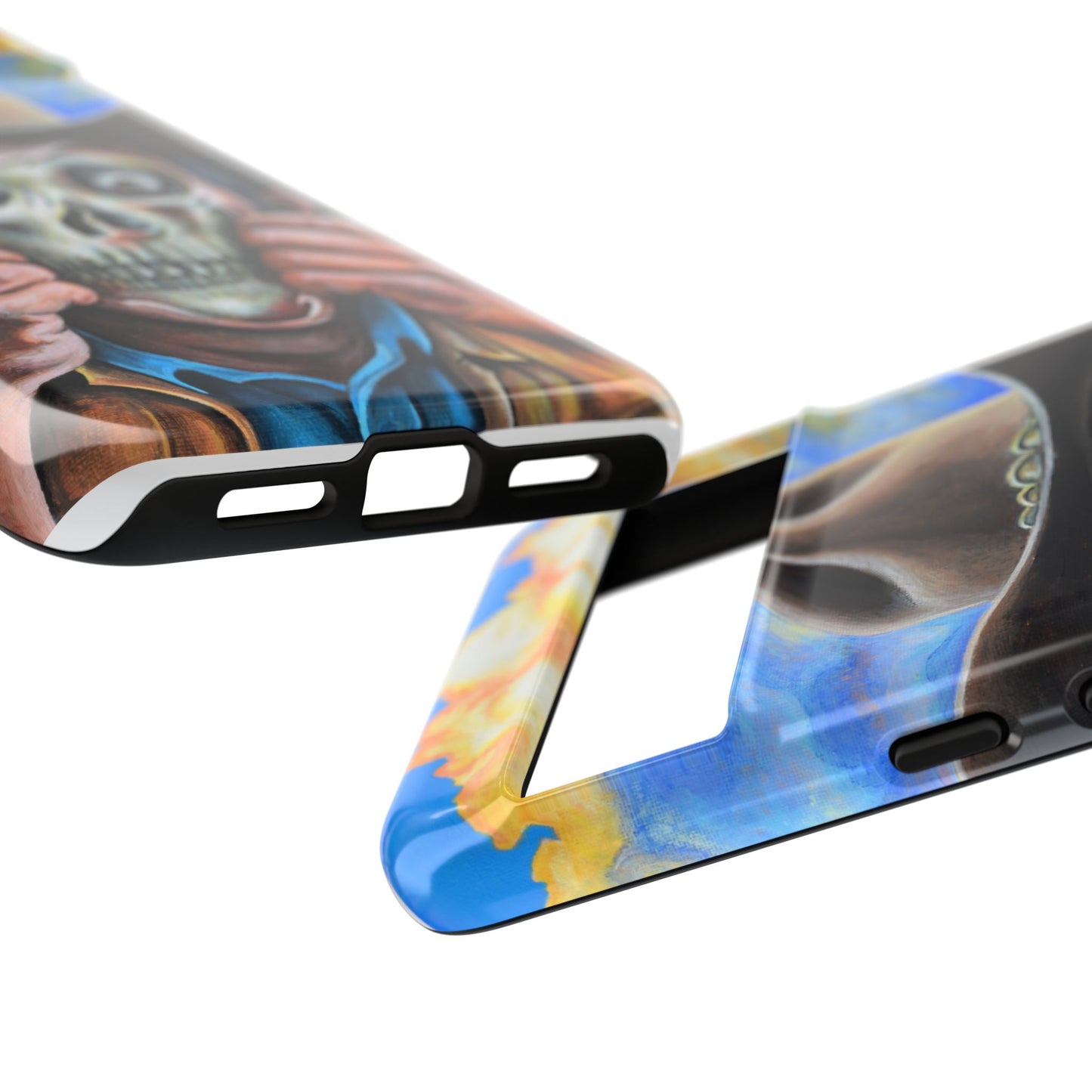 Skull Cowboy Phone Case - Tough Cases with Bold Artwork, Unique Gift for Halloween, Bold Aesthetic, Ideal for Music Lovers, [...]