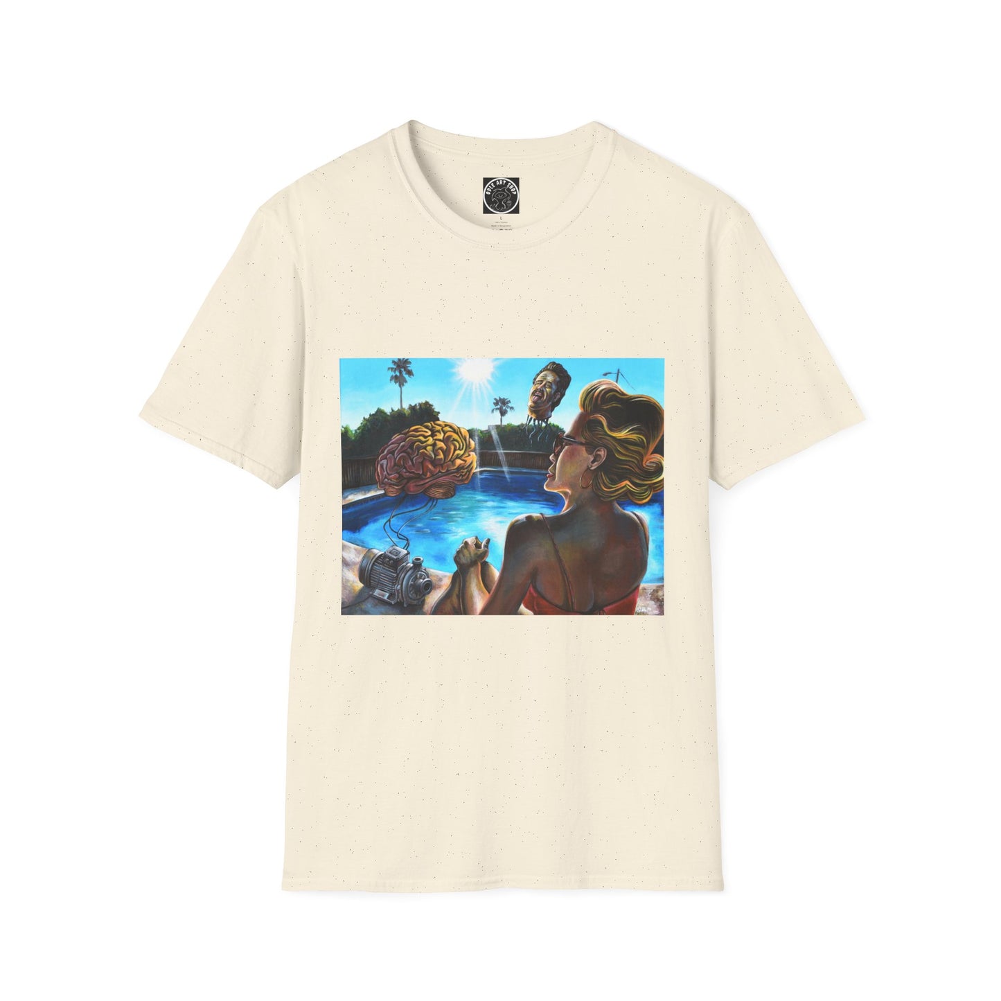 Retro Pool Party T-Shirt — Vintage Surfer Beach Art Tee
