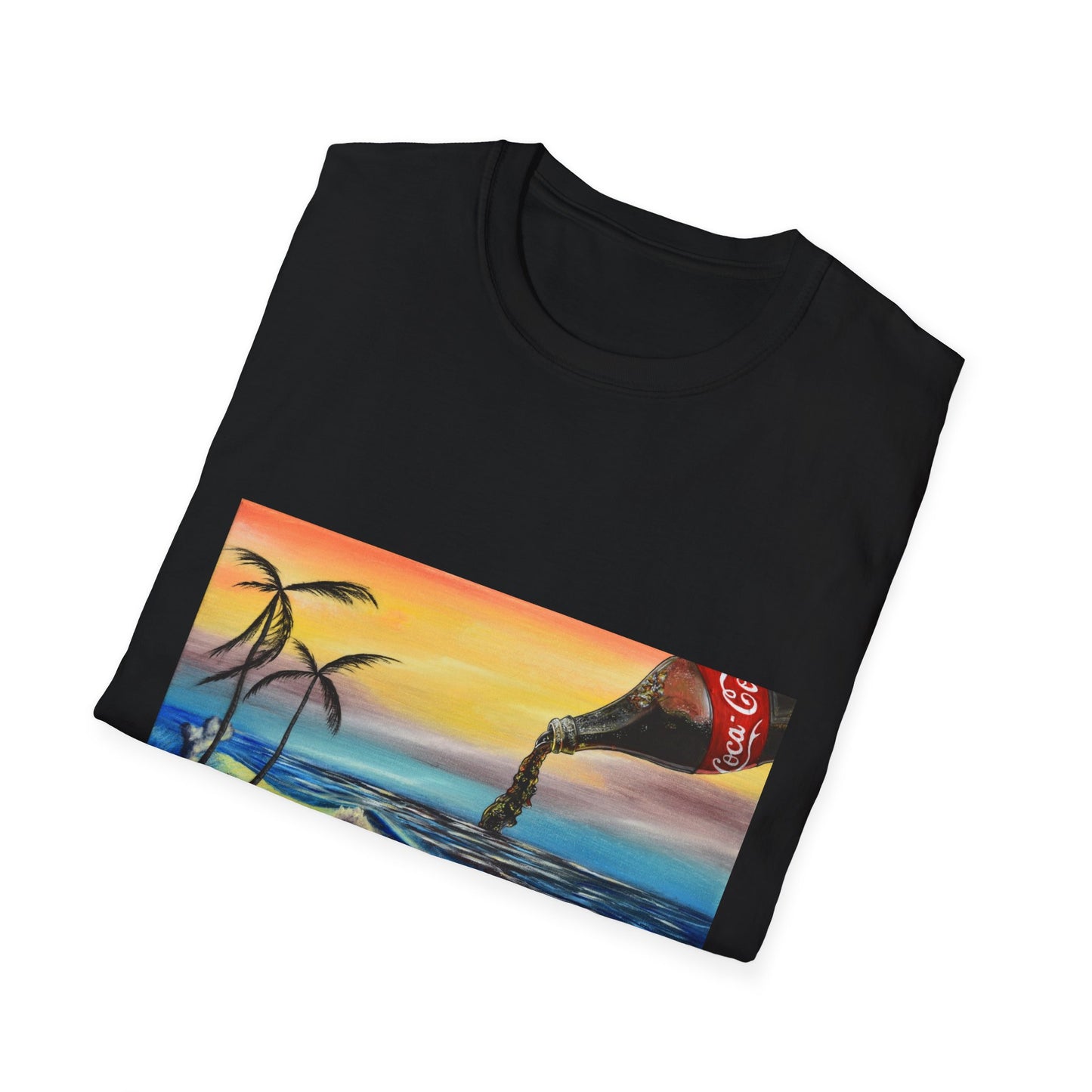 Coca-Cola Beach Vibes Unisex Softstyle T-Shirt