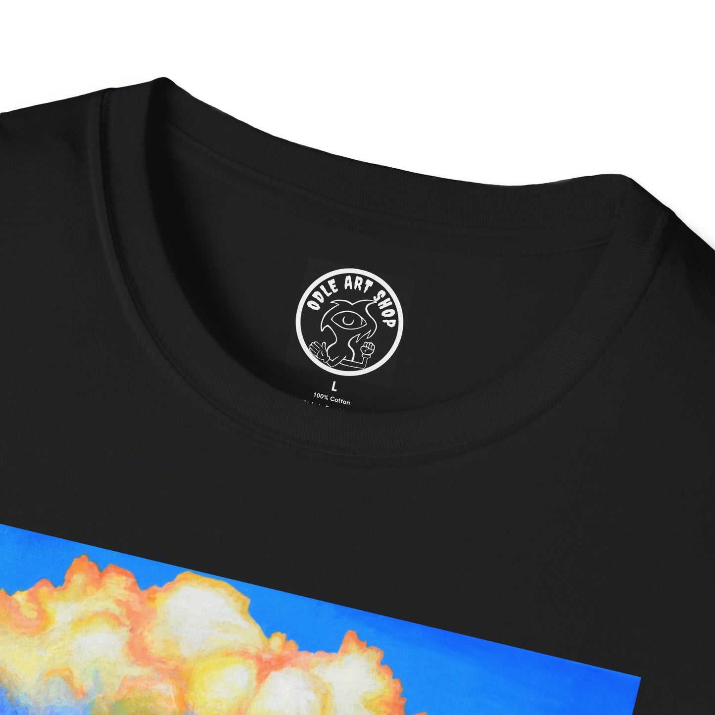 Colorful Cowboy Skull Graphic T-Shirt | Unisex Shirt for Festivals, Halloween, Casual Wear, Gift for Him/Her, Unique Art Tee