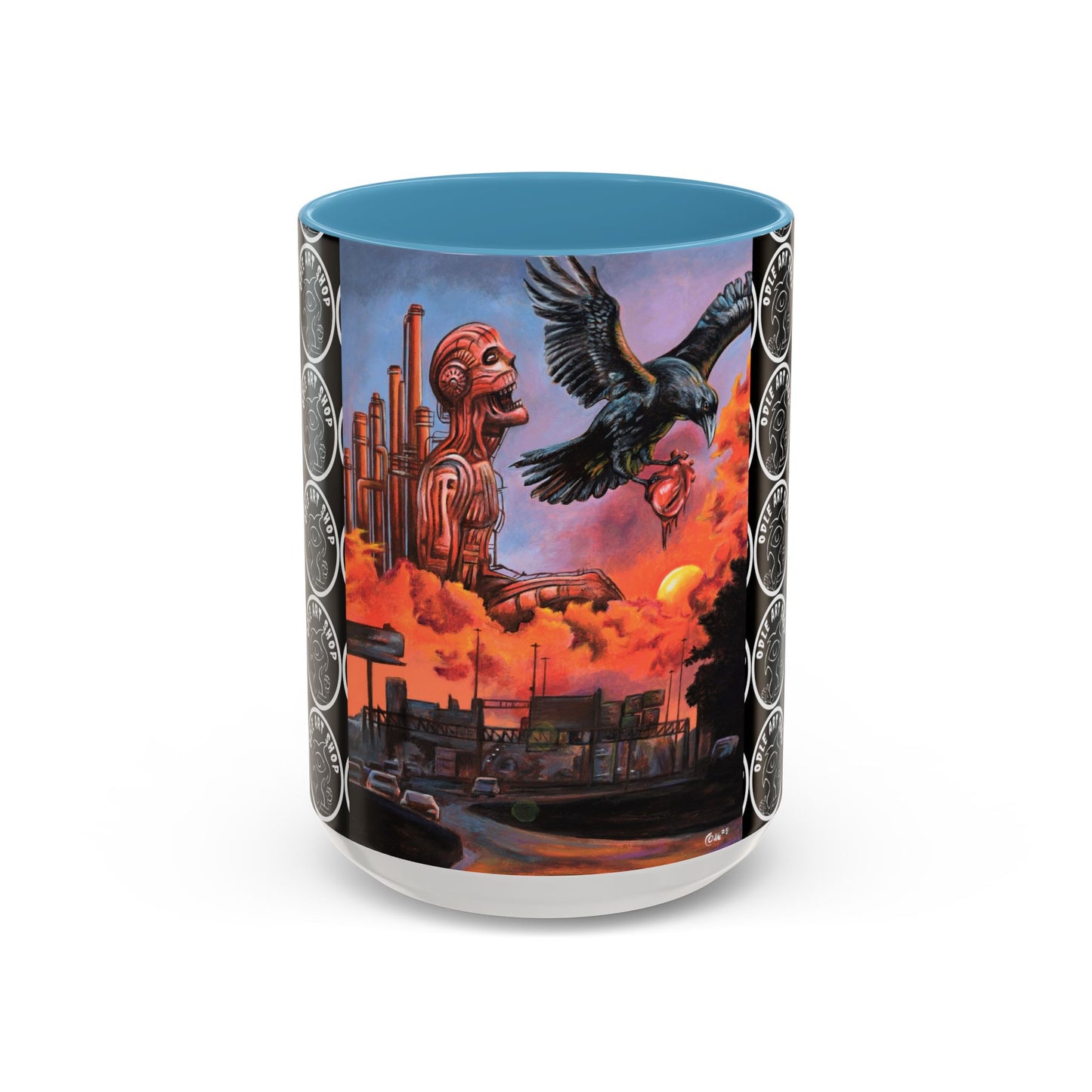 Surreal Art Coffee Mug, Unique Gift for Art Lovers, Home Decor, Black Handle Mug, Perfect for Birthdays, Holidays