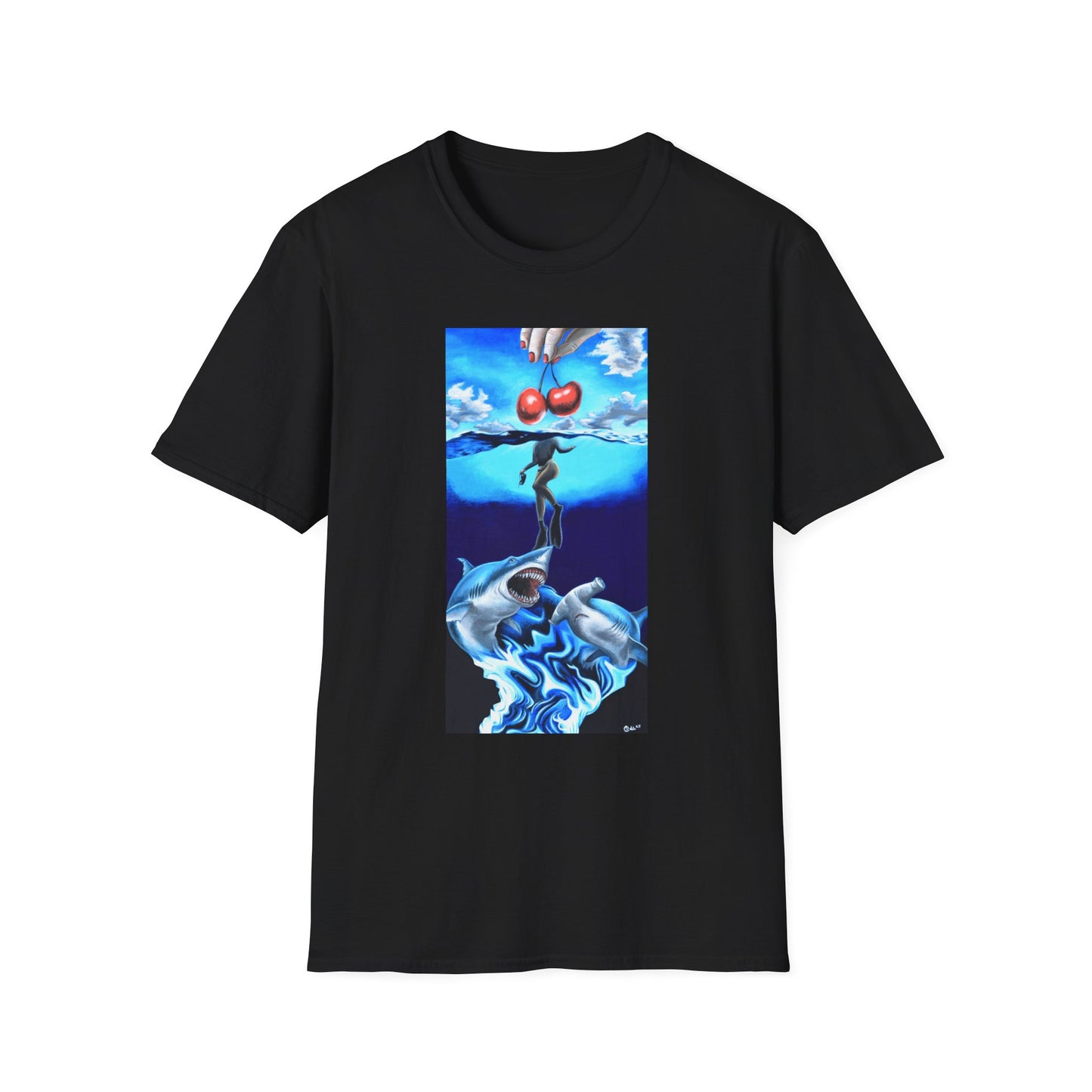 Bold Artistic Unisex T-Shirt, Graphic Tee for Art Lovers, Unique Gift for Birthdays, Creative Fashion, Casual Wear