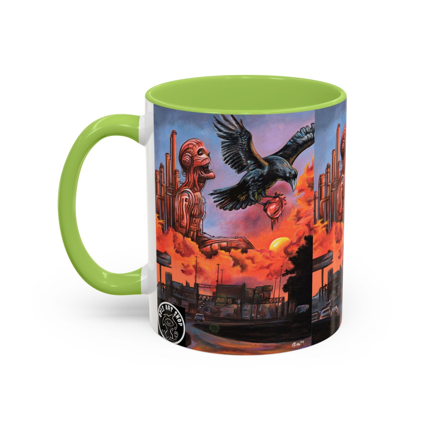 Surreal Art Coffee Mug, Unique Gift for Art Lovers, Home Decor, Black Handle Mug, Perfect for Birthdays, Holidays