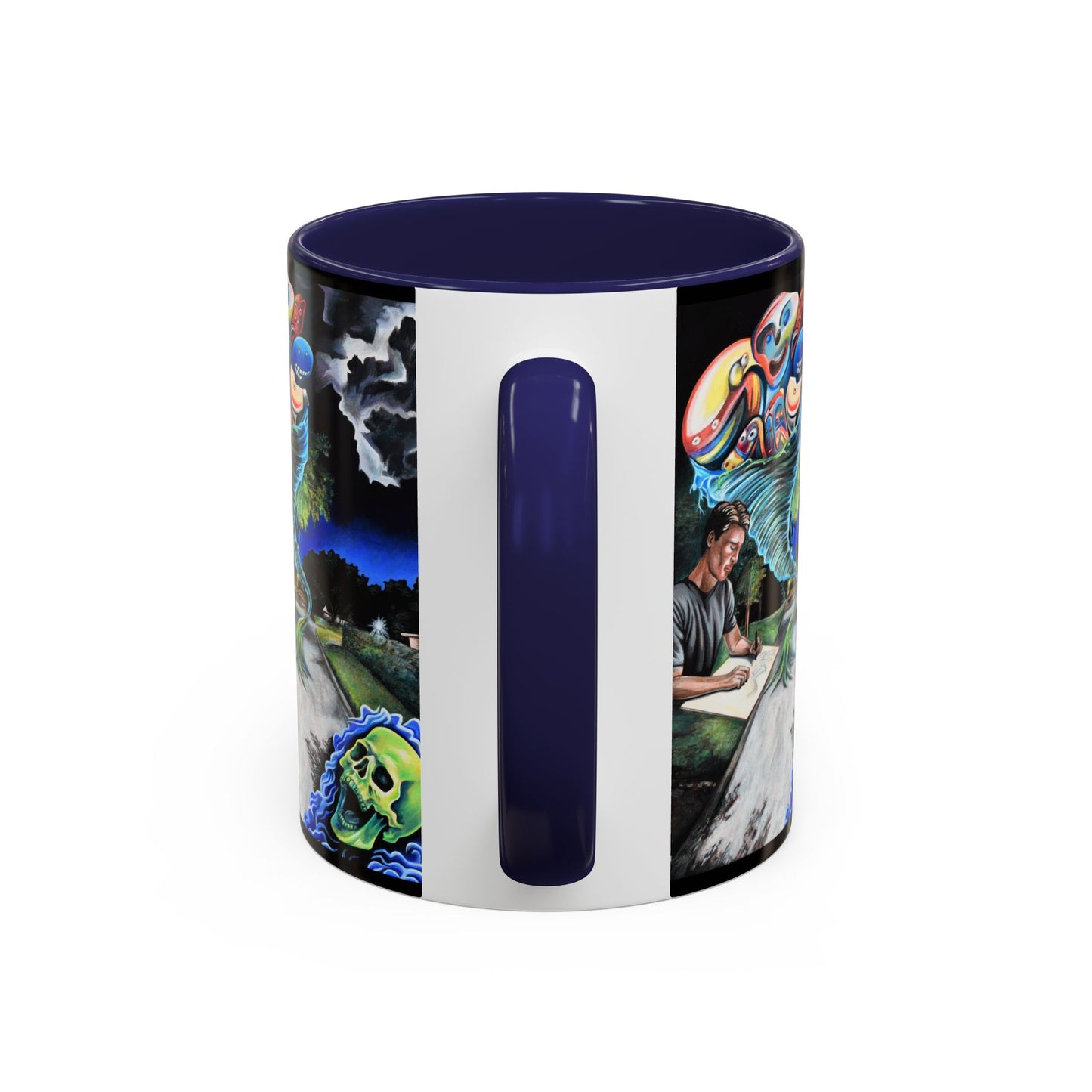Artistic Accent Coffee Mug - Unique Gift for Coffee Lovers, Creative Aesthetic, Home Decor, Art Enthusiast, Birthday Present, Collectible