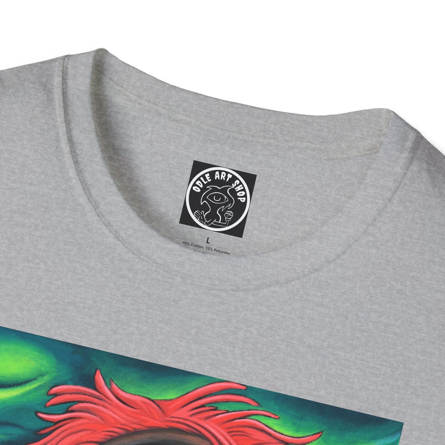 Groovy Eye Art Unisex Softstyle T-Shirt - Unique & Colorful Graphic Tee