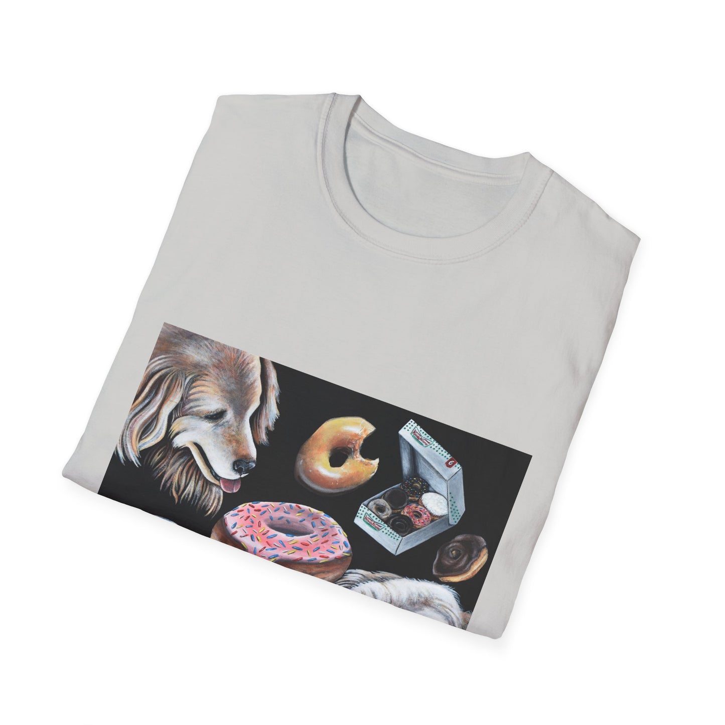 Dog Lover's Donut Delight Unisex T-Shirt