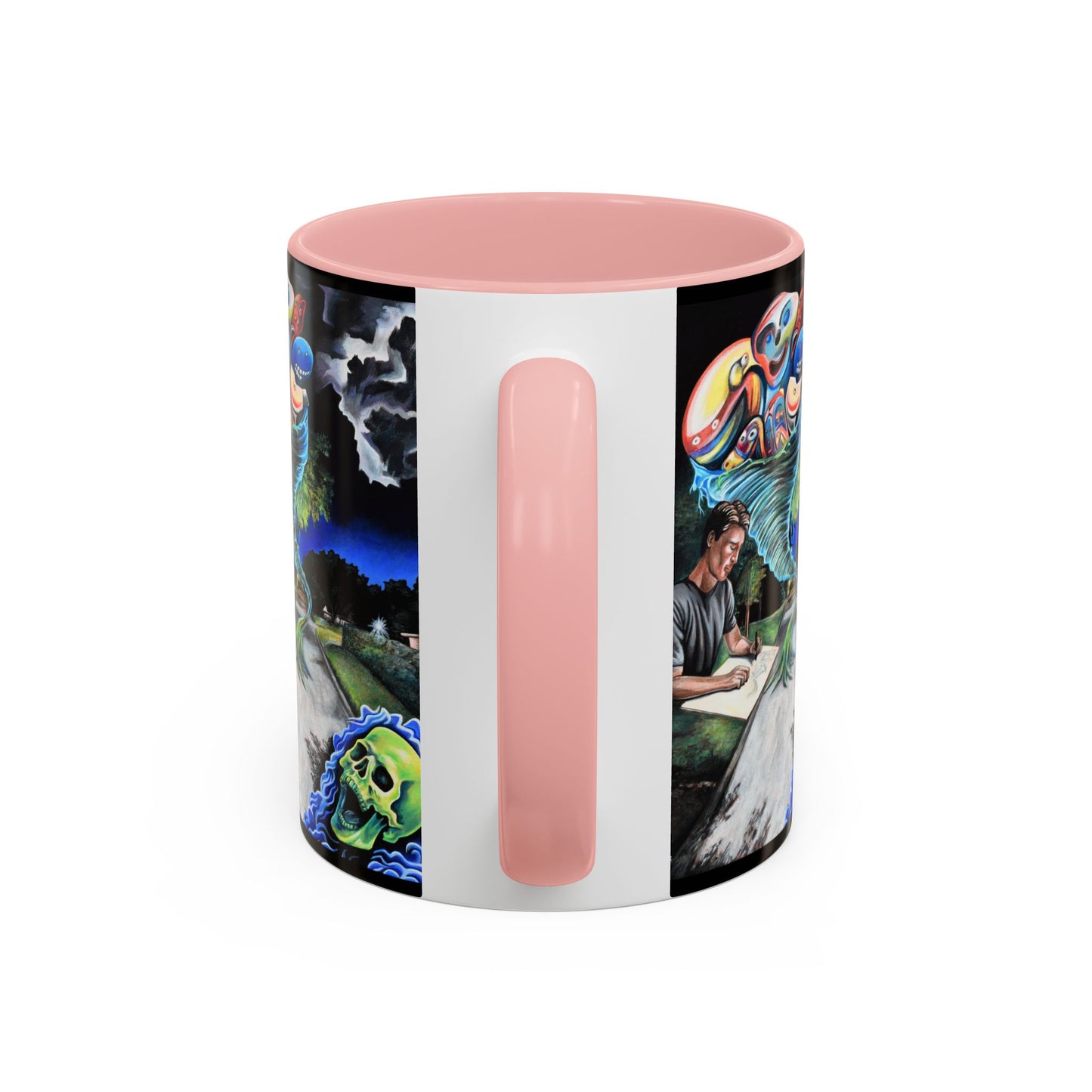 Artistic Accent Coffee Mug - Unique Gift for Coffee Lovers, Creative Aesthetic, Home Decor, Art Enthusiast, Birthday Present, Collectible