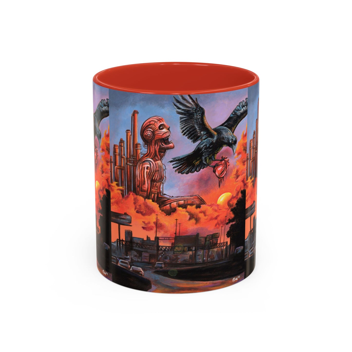 Surreal Art Coffee Mug, Unique Gift for Art Lovers, Home Decor, Black Handle Mug, Perfect for Birthdays, Holidays