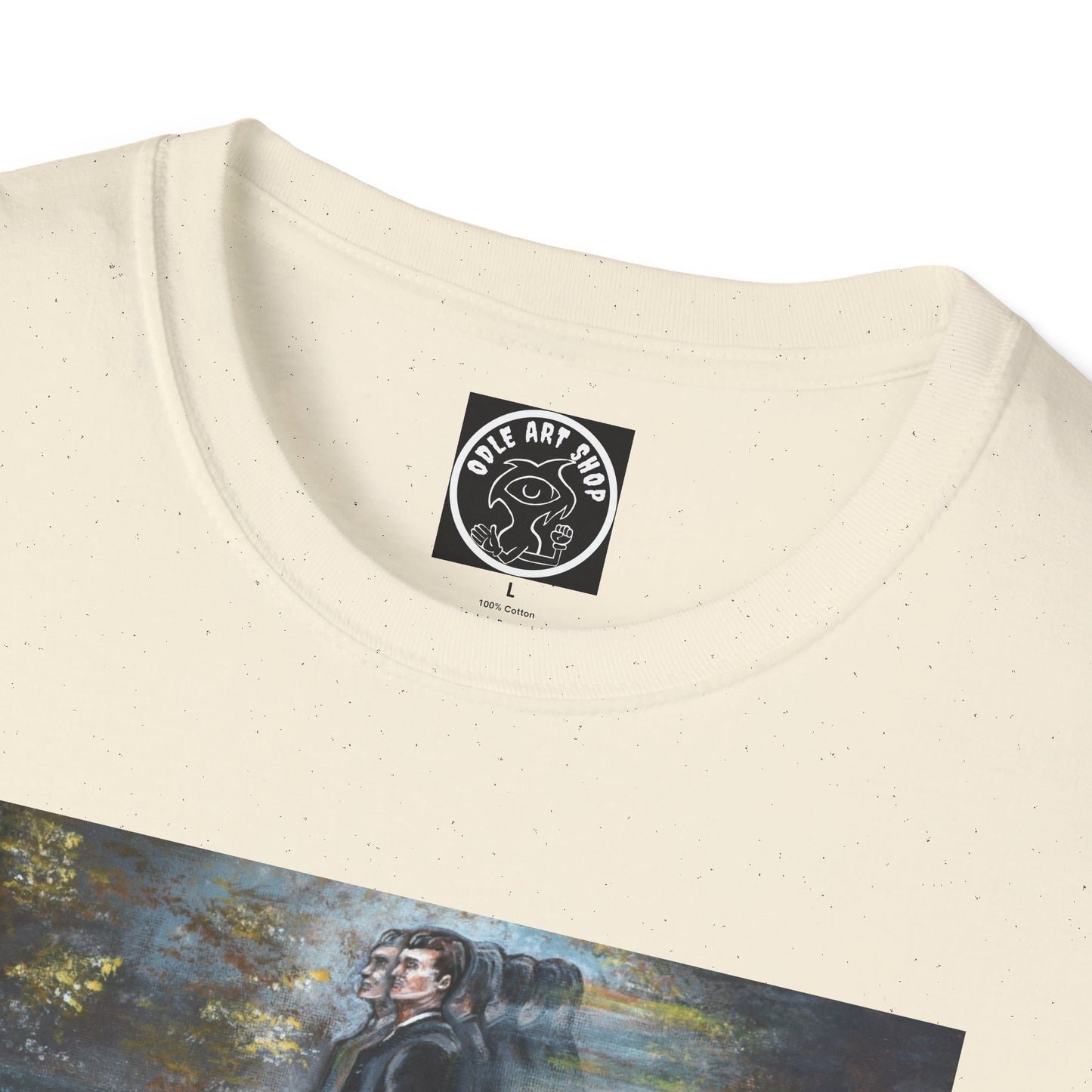 Surreal Boxing Scene T‑Shirt — Vintage Noir Collage Art Tee