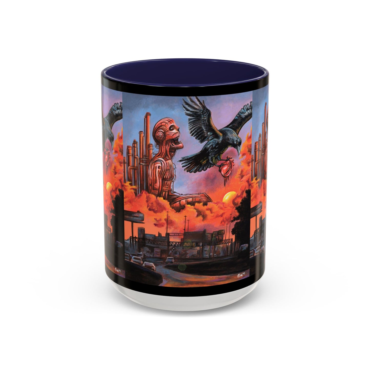 Surreal Art Coffee Mug, Unique Gift for Art Lovers, Home Decor, Black Handle Mug, Perfect for Birthdays, Holidays