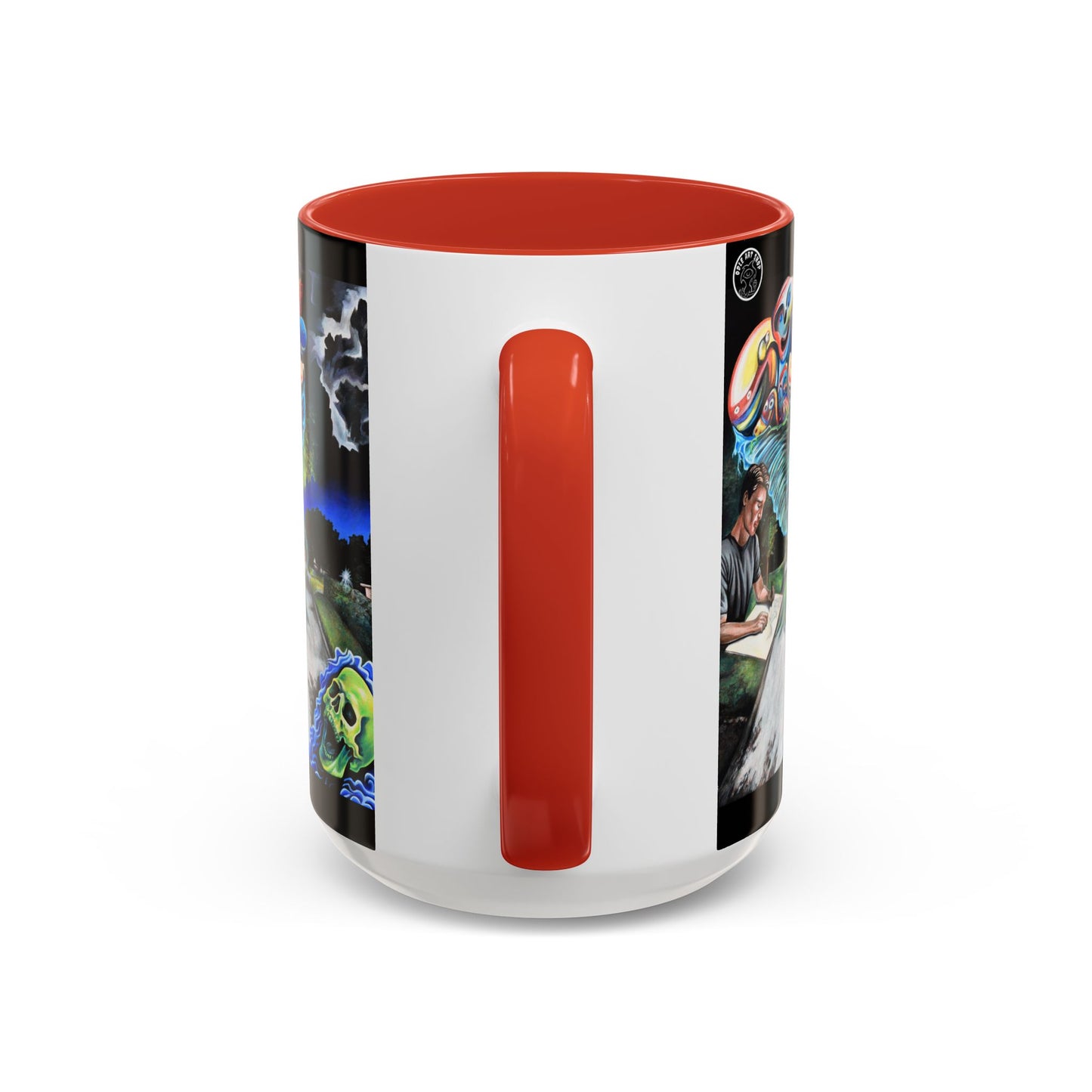 Artistic Accent Coffee Mug - Unique Gift for Coffee Lovers, Creative Aesthetic, Home Decor, Art Enthusiast, Birthday Present, Collectible