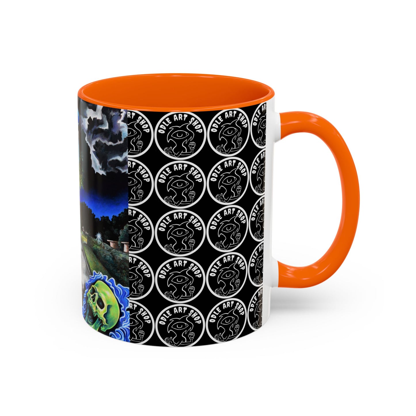 Artistic Accent Coffee Mug - Unique Gift for Coffee Lovers, Creative Aesthetic, Home Decor, Art Enthusiast, Birthday Present, Collectible