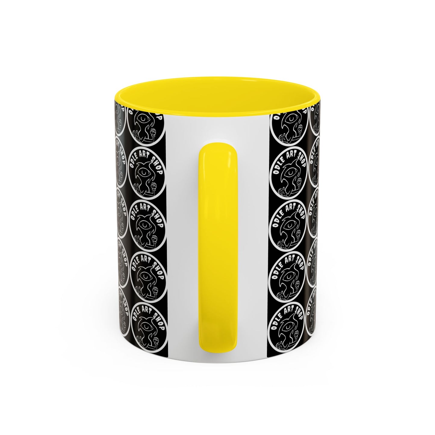 Day of the Dead Accent Coffee Mug, Colorful Skull Design Mug, Halloween Coffee Cup, Unique Art Coffee Mug