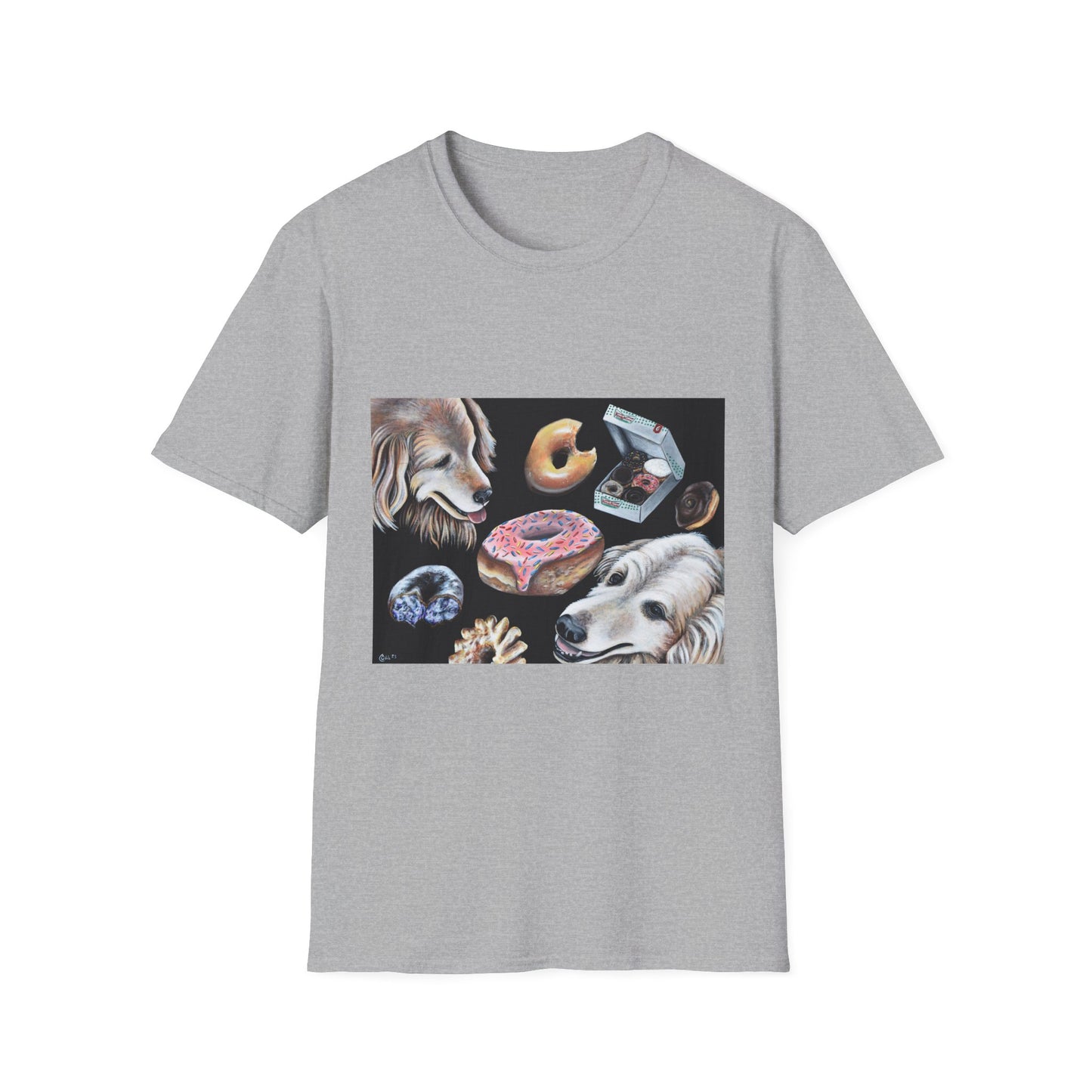 Dog Lover's Donut Delight Unisex T-Shirt