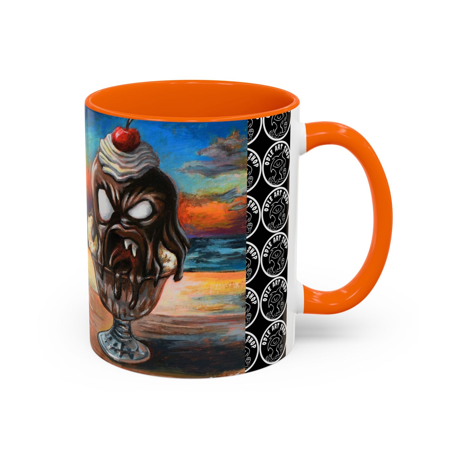 Vibrant Art-Inspired Coffee Mug, Unique Gift for Beach Lovers, Collectible Drinkware, Perfect for Birthdays, Home Decor
