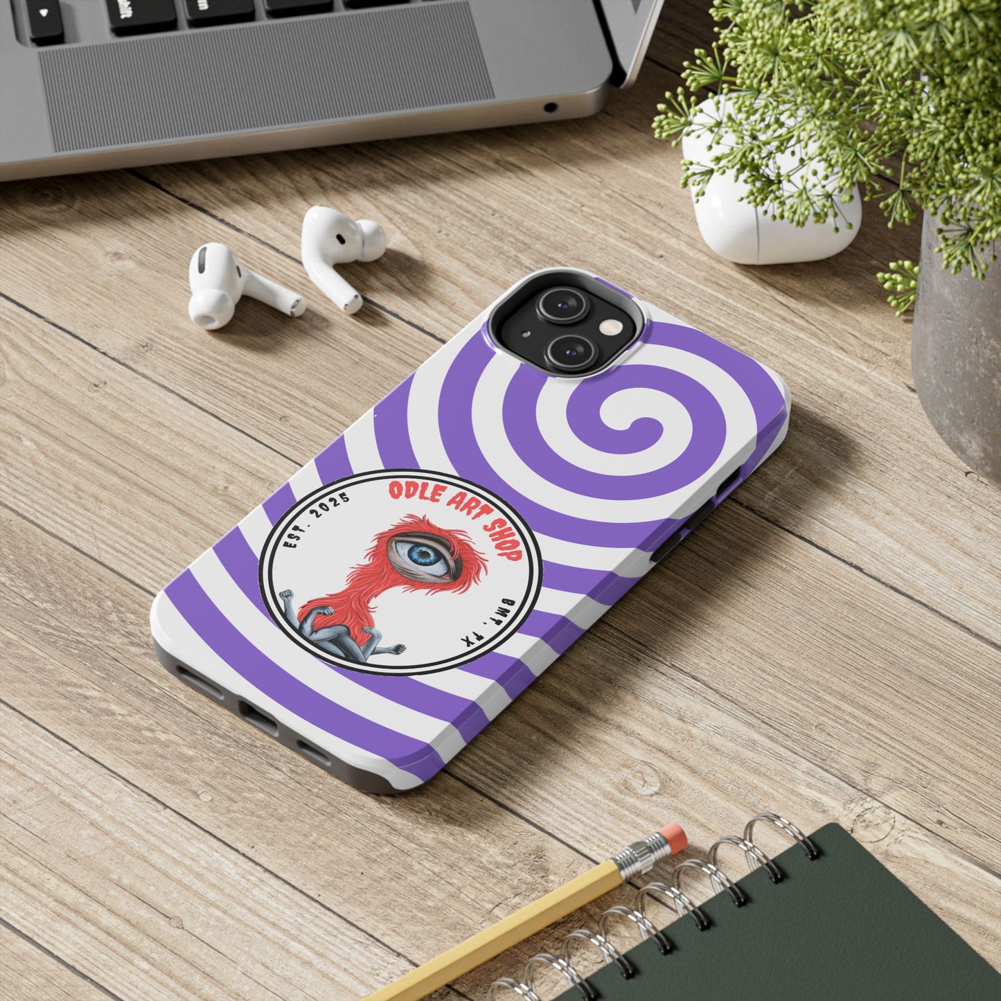 Unique Artistic Tough Phone Cases with Eye Design