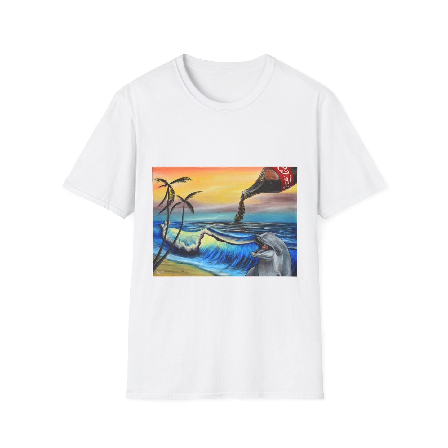 Coca-Cola Beach Vibes Unisex Softstyle T-Shirt